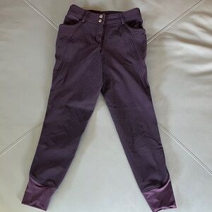 Elegant Dark Purple (eggplant) Riding Pants